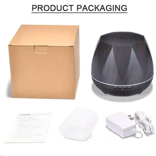 500ml Aroma Air Humidifier Essential Oil Diffuser Aromatherapy Electric Ultrasonic cool Mist Maker for Home Remote Control