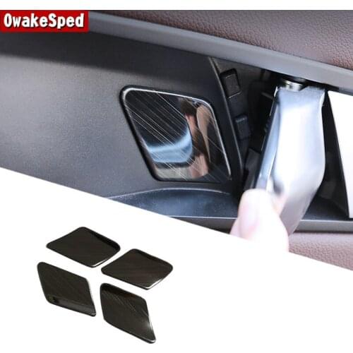 Stainless Steel Door Bowl Cover Decoration Stickers For BMW 3 Series G20 2018-2021 Car Styling Modified Interior Accessories