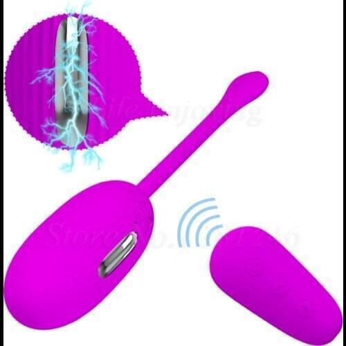 Electro Shock Pulse Vagina Vibrator G sopt Clitoral Stimulator Electric Kegel Ball Anal Plug Dildo Masturbator Sex Toy For Woman