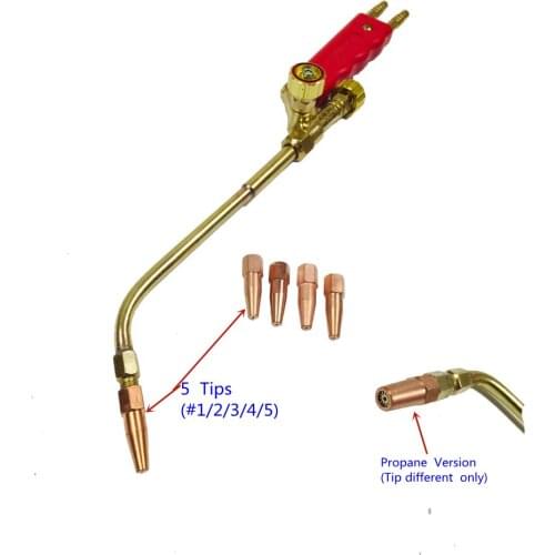 Gas Welding Torch Acetylene Propane Jet torch Gas Welding Tools Brazing Torch Air Conditioning Copper Aluminum Pipe Welding Gun