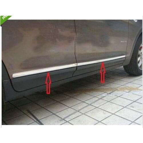 Chrome Body door Side Molding cover trim for BMW X3 F25 2011 2012 2013
