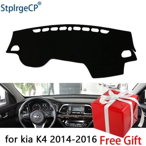 For Kia K4 2014 2015 dashboard mat Protective pad Shade Cushion Pad interior sticker car styling accessories