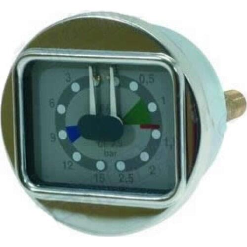 BOILER-PUMP PRESSURE GAUGE 58mm 0-2.5-15BAR 1/8"