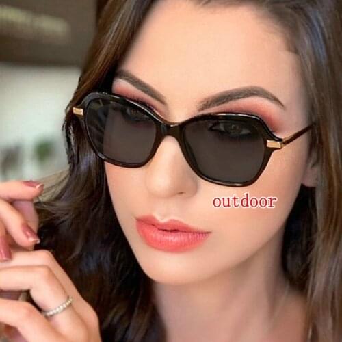 MINCL/ 2020 New Women Bifocal sunGlasses Frame female anti-fatigue gray cat driving Multifocal Reading Glasses Sunglasses NX