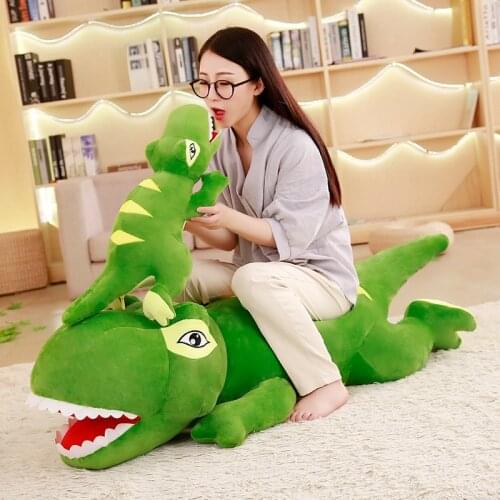 1pc 60-110cm New Dinosaur Plush Toys Cartoon Tyrannosaurus Pillow Cute Stuffed Toy Dolls for Kids Children Boys Birthday Gift