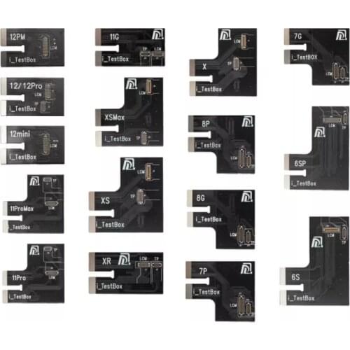 19 in 1 LCD Screen Tester Flex Cable For DL iTestBox S300 6G-12Pro Max