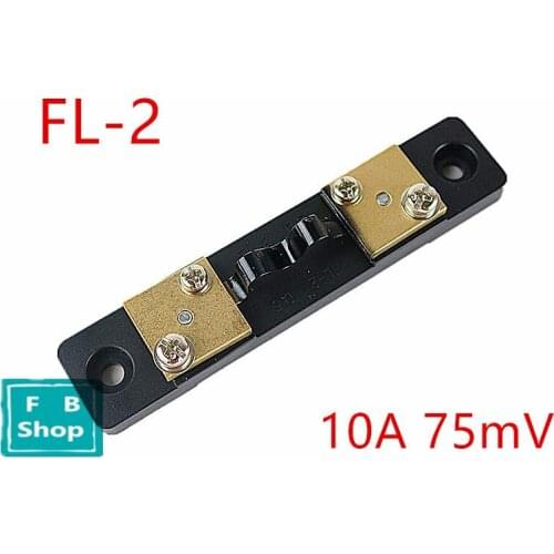 1pcs FL-2 DC 75mV 10A black current shunt resistor for AMP ampere instrument