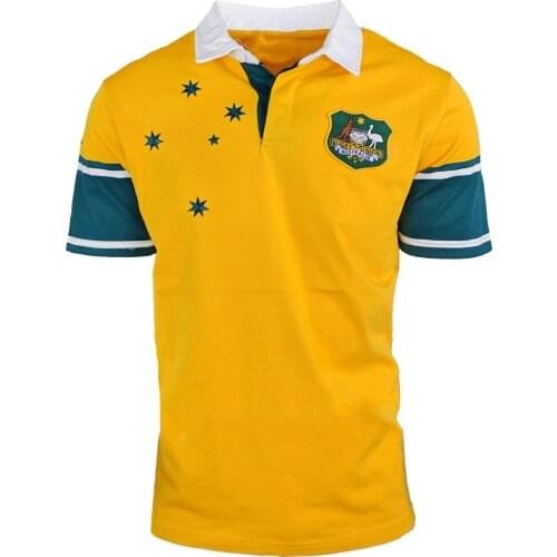1999 AUSTRALIA RETRO RUGBY JERSEY 2021 Australia Rugby TRAINING SHORTS JERSEY size S-5XL