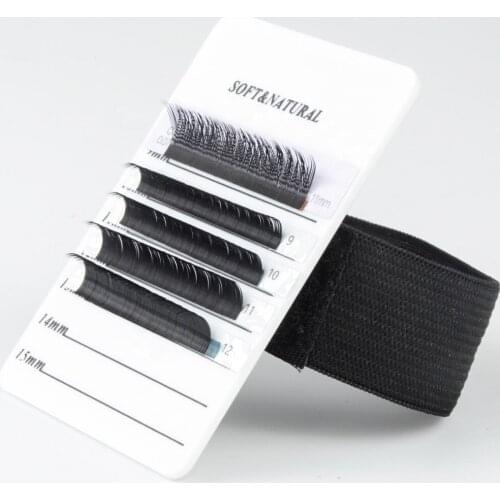 5Pcs P8-15mm Eyelashes Stand Holder Eyelash Grafting Stand Palette Tool Lash Volume Ceramic Holder with Belt Makeup Aid Tools