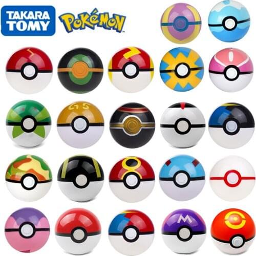 7 Cm Pokemon Elf Ball With 2-3 Cm Mini Pet Pikachu Hot Cartoons Movie Anime Figure Model Toys For Children Christm Gift