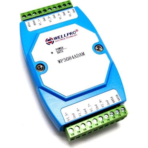 0-10V analog input module Voltage acquisition module RS485 MODBUS communication-WP3084ADAM