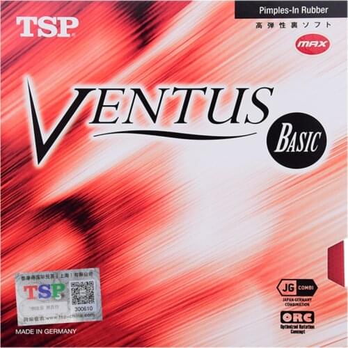 TSP Ventus Basic TSP Table Tennis Rubber (Made in Germany) Pips-in Ping Pong Sponge