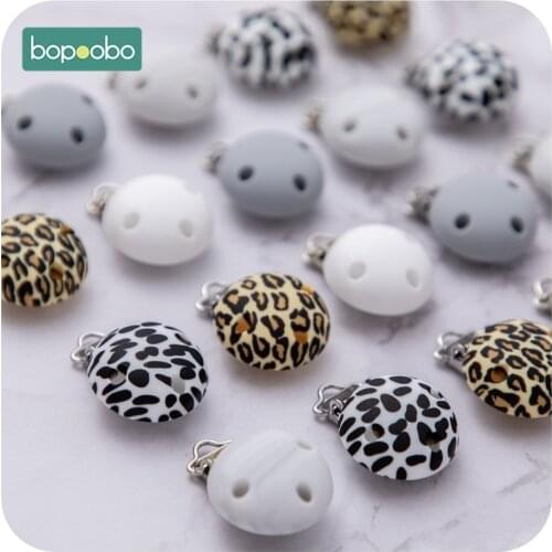 Bopoobo 10pc Pacifier Clip Silicone Soother Teether Nipple Holder Pacifier Accessories Dummy Clasps Hole Clamp For Baby Product
