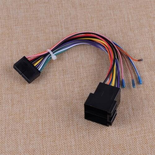 CITALL Fit For ISO Android Car Stereo Lead Plastic 20Pin ISO Wiring Harness Connector Adaptor