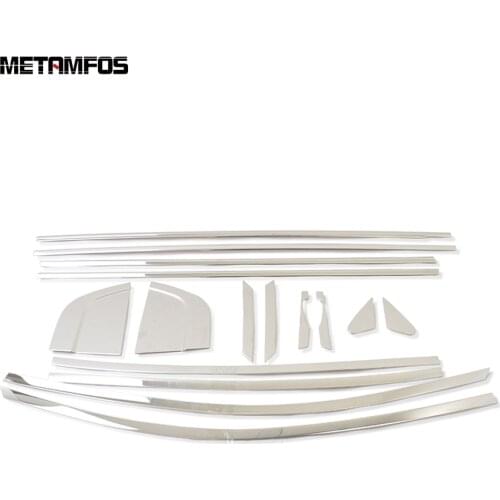 For Kia Rio 4 2018 2019 Sedan Window Strip Decoration Cover Moulding Trim Sticker Exterior Accessories Car Styling Parts