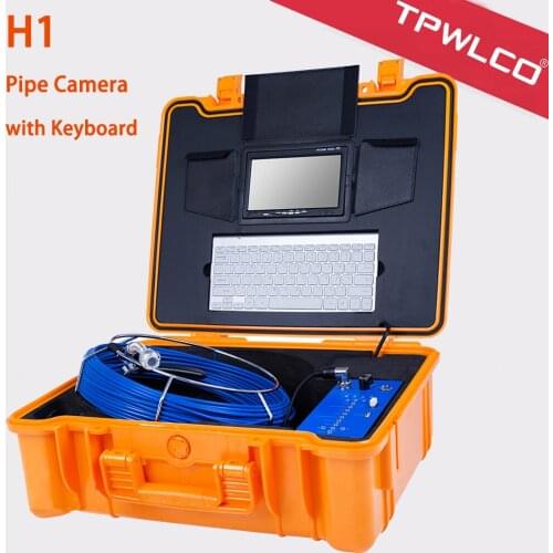 20M 25mm Endoscope Lens Waterproof HD 1000TVL Drain Sewer Pipeline Industrial Inspection Camera Support Keyboard Input