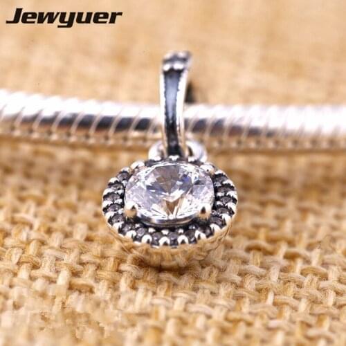 Fine jewelry Floating Timeless Elegance charms 925 Sterling-silver-jewelry fit charm bracelet necklace pendants DIy beads DA160