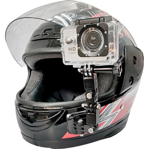 Front Side Helmet Accessories Set Adjustment Base Mount for GoPro Hero 8 7 6 5 Xiaomi Yi 4K SJCAM for Go Pro 7 Kits