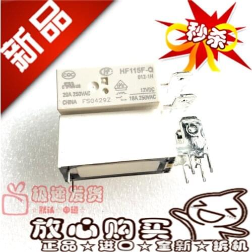 New off-the-Shelf HF115F-Q 012-1H 12VDC 4 Feet 20A Often Open JQX-115F-Q Relay