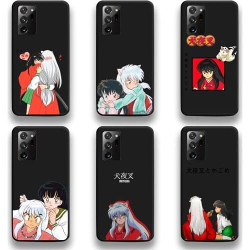 Hot Anime Japan Cartoon Inuyasha Phone Case For Samsung Galaxy Note20 ultra 7 8 9 10 Plus lite M51 M21 M31S J8 2018 Prime