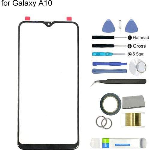 Touch Screen Front Panel Glass Not LCD Display Sensor for Samsung Galaxy A10 A60 A90 Repair kit