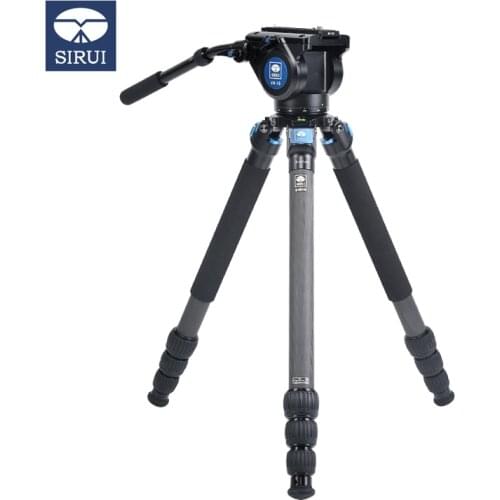 Sirui R4214X+VH15 bracket hydraulic tripod head carbon fiber portable photography camera cannon bird shooting tripod