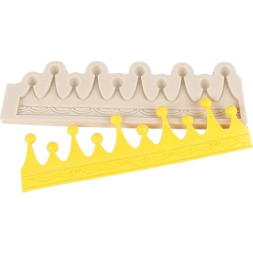 Cake Sugar craft Crown silicone mold fondant mold cake decorating tools chocolate gumpaste mold Kitchen tool accessories