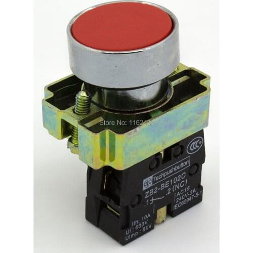 XB2-BA42 22mm reset ON - (OFF) round push button switch SPST pushbutton