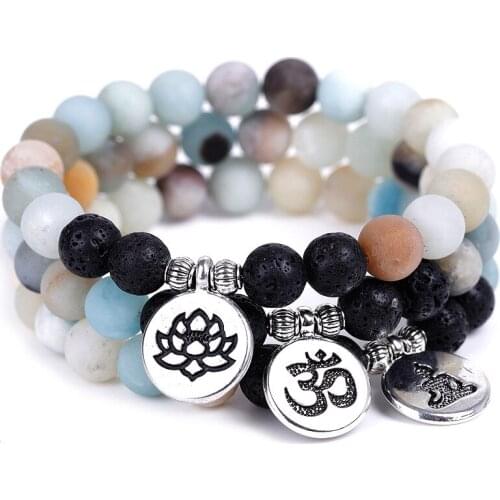 YWG Stone Bracelets With Pendants