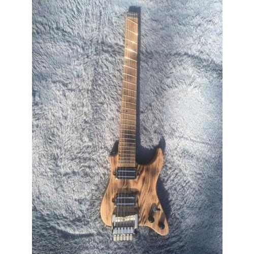 Factory customized high quality headless travel electric guitar, free shipping
