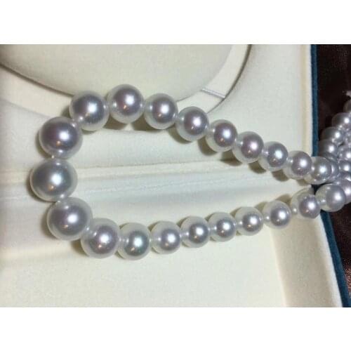 Fine Jewelry Natural Ocean Australia Origin 9-11.6mm White Peals Necklaces for Women Fine Pearls Necklaces