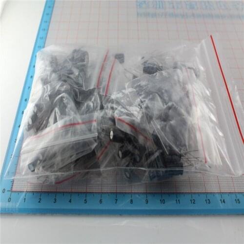 120pc/lot quality aluminum electrolytic capacitor 1UF-470UF aluminum electrolytic capacitor mixed 12value*10pc