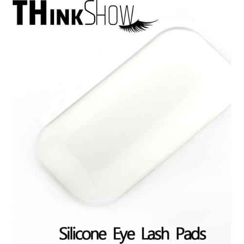 3 Pcs/Lot Silicone Reuseable Eye Lashes Pads Pallet Stand Makeup Tools for Eyelash Extension Silicone Individual Eyelashes Pads