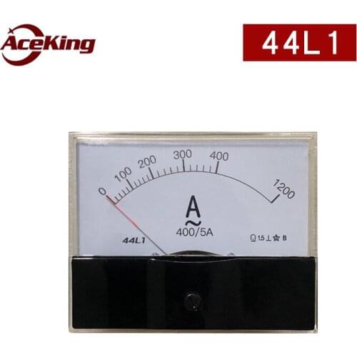 44l1 400 / 5A AC ammeter overload ammeter 3 times overload 1200A pointer 44 ammeter