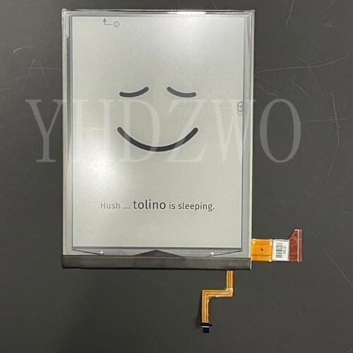 6 inch E-Ink Screen Glass with Backlight For Tesla literally fl6.0 Reader Ebook Tesla ViVA LCD Display For BQ Cervantes 2013