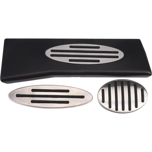 Aluminum AT Footrest Gas Brake Clutch Pedal Cover for BMW Mini Cooper JCW S R55 R56 R60 R61 F54 F55 F56 F60 Car Accessories