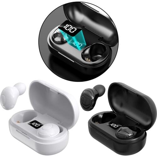 Wireless Earbuds, Bluetooth 5.0 Earbuds, in-Ear Headphones with Mic, Deep Bass, Touch Control, Charging Case, for Sport