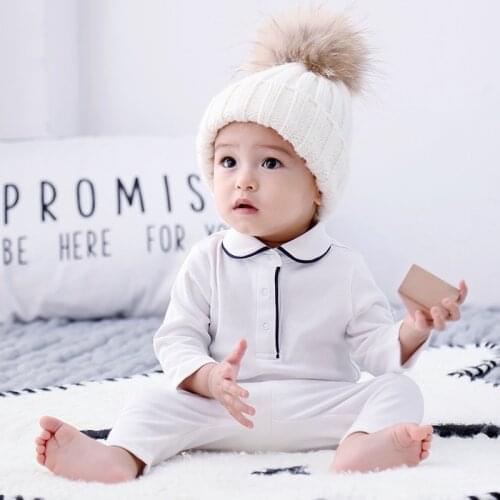 Toddler Boutique Clothes Baby Boys Cotton Clothing 2021 Spring Infant Long Sleeve White Shirt Children Undershirts Free Shipping