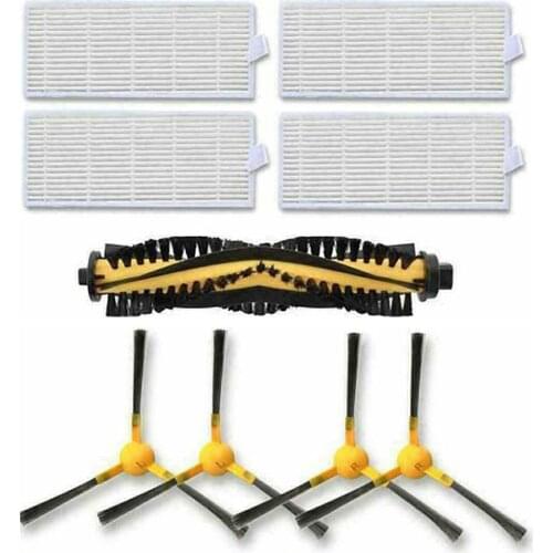 Filters Spare 4XFilters set Accessories For Tesvor X500 Pro/M1 Replacement Side Brushes Household Cleaning Accessories