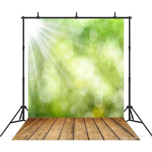 Bokeh Photography Background Wooden Floor Backdrop Portrait For Photo Studio Children Vinyl Cloth Photo Backdrops Photophone