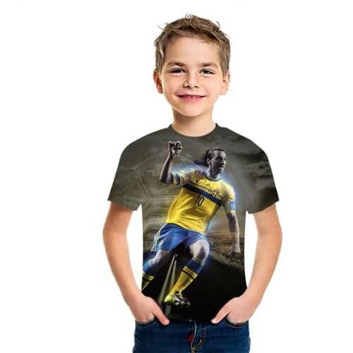Ball Boys And Girls New 3D Creative Print T-Shirt Summer American Style Simple All Over Short Sleeve Personalized Home Casual