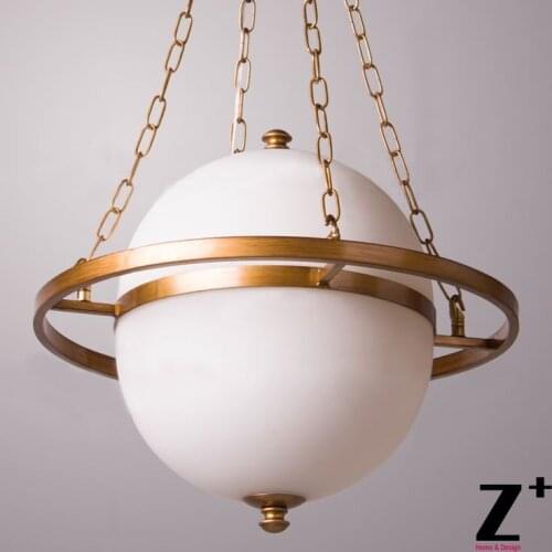 Saturn Halo Planet Pendant Lamp Iron Frame New Light Art Deco Sitting Room Resturant