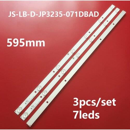 3pcs Le hua 7lamp 32L31 light bar JS-LB-D-JP3235-071DBAD (40809) PY63356B NVR-7406-32HD-N 32L31 32L33