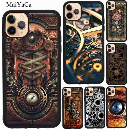 MaiYaCa Steampunk Gear Mechanical For iPhone 7 8 Plus 6S SE 2020 Case For iPhone 12 mini 11 Pro Max XS X XR Cover