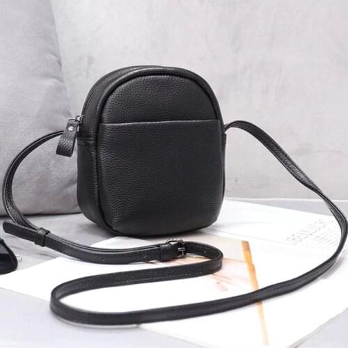 Mini Purse Women Small Bag 2021 New Cowhide Women Bag Mobile Phone Bag Coin Purse Messenger Bag Shoulder Bag Leather Bag Female