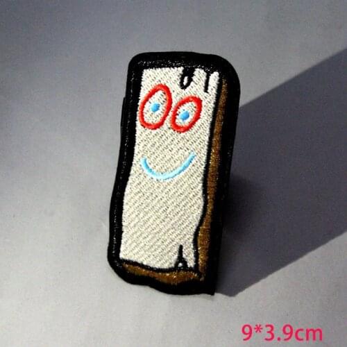 Cartoon Animal Patch On Clothes Embroidered Anime Patches for Clothing Iron On Patches For Clothes Applique Stripe Cute Badge