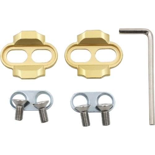 Mountain Bicycle Clipless Cleats Set 2 Bolt Shoes Cleat for Eggbeater Pedals