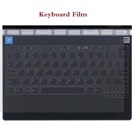 For Lenovo Yoga Book 10.1 Inch Tablet PC Screen Film + Keyboard Cover Film 2in1 Whole Protective Film