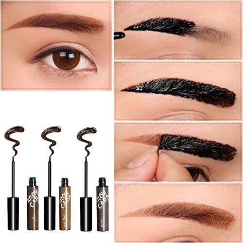 Makeup Eyebrow Enhancers Liquid Gel Long Lasting Waterproof NOT Easy To Wear Tear Peel-off Brow Natural Exquisite Eyebrow Cream