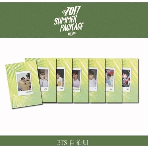 South Korean Groups K-POP Bangtan Boys Poster 2017 summer Photo album RM SUGA V J-HOPE Jim selfie album wall stickers